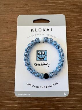 LOKAI Bracelet - Keith Haring Light Blue Beaded Bracelet